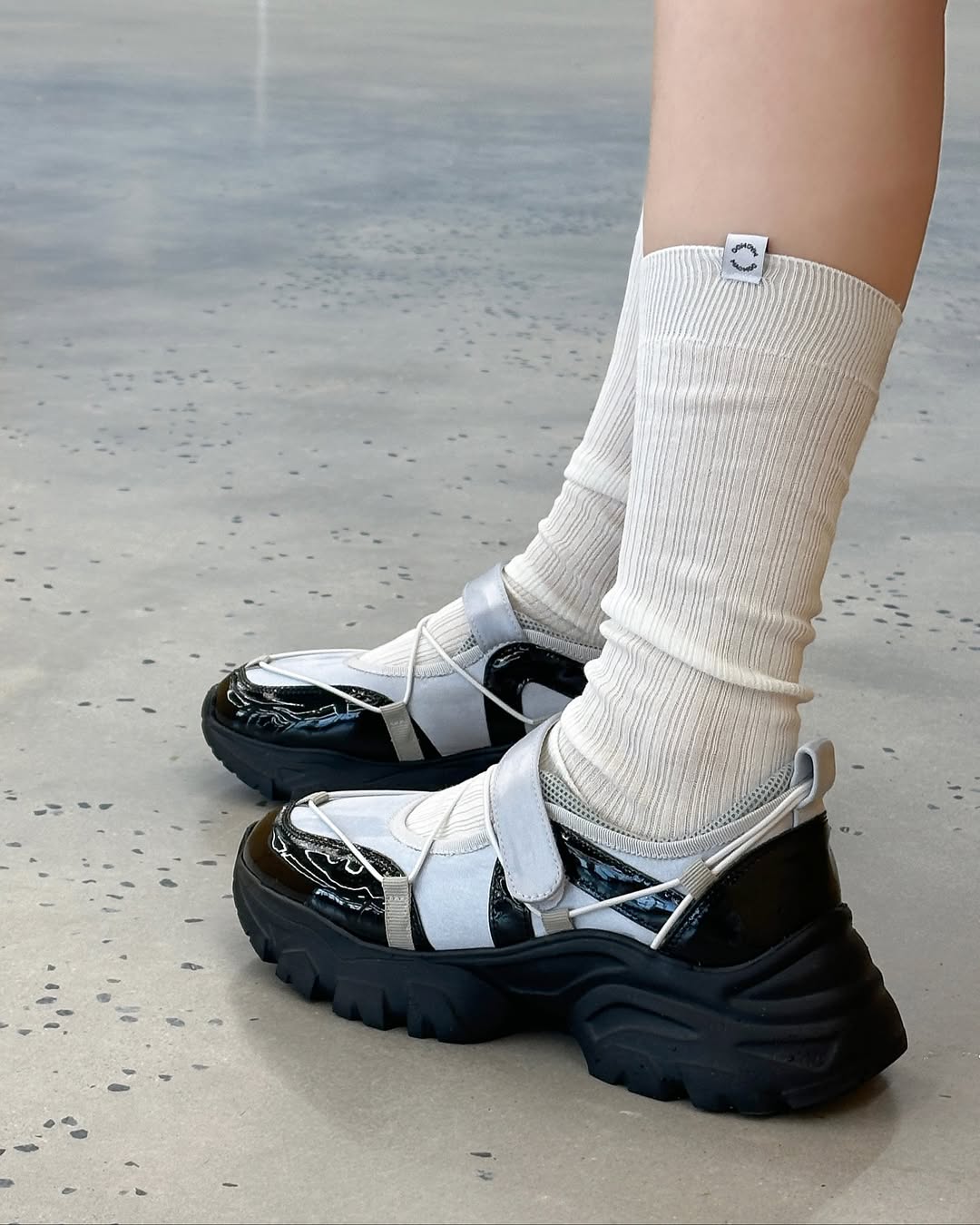 Odette Velcro Sneakers 412410004 (5cm/3 colors)