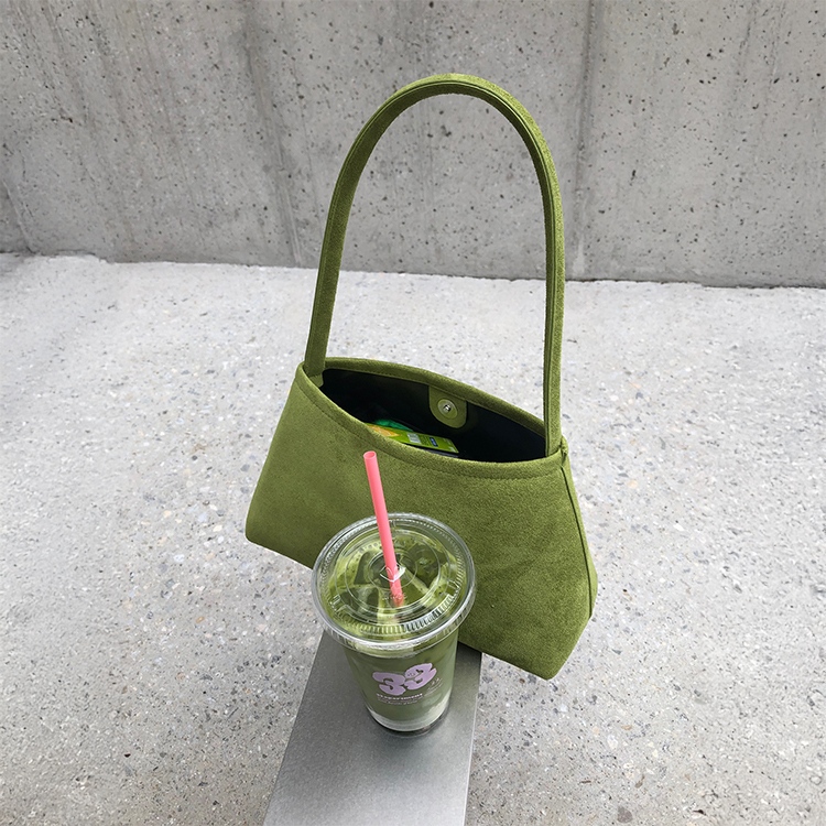 スエード ショルダーバッグ (3color)