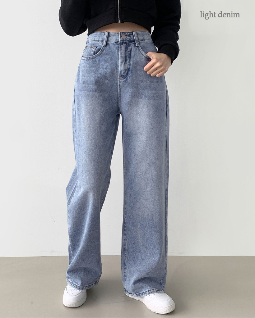 める 2xl/丈選択] セミワイドデイリーデニムパンツ | ファッション