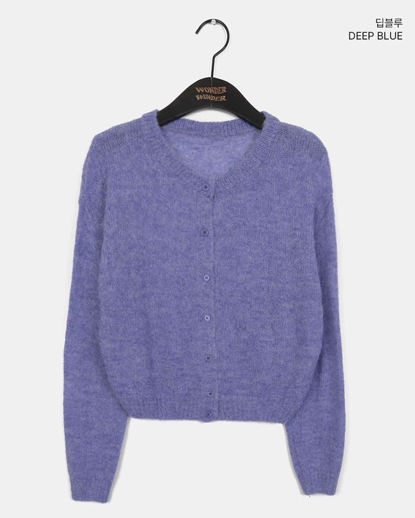 11color) (WOOL 20) アルパカウールニットラウンドカーディガン