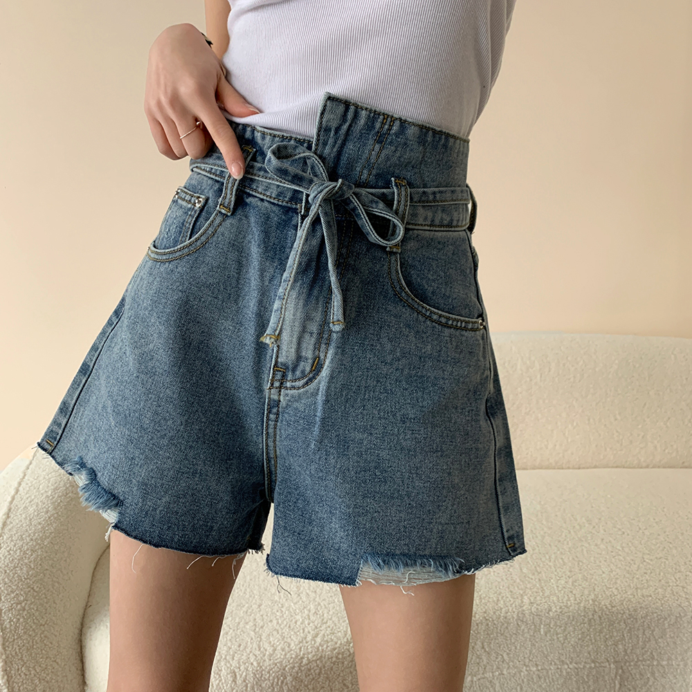 ハイウエストショートパンツ