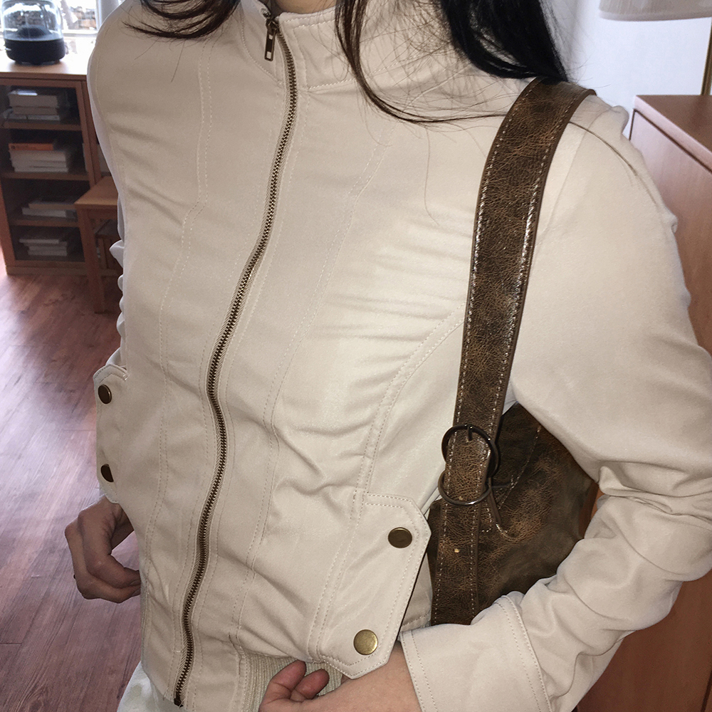 ヴィンテージ風ジャケット×マーメイドスカート