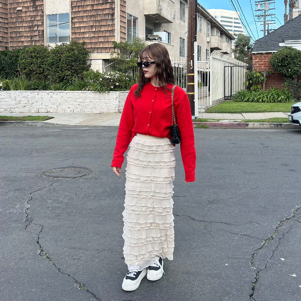 タイトスカートの旬素材