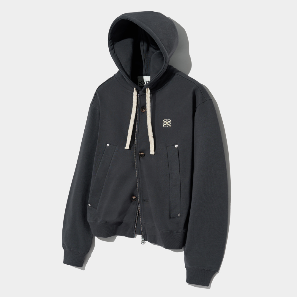 【SATUR】LAUSANNE SWEATSHIRT MUSINSA | SATUR Lausanne V-neck Collar Sweatshirt Melange