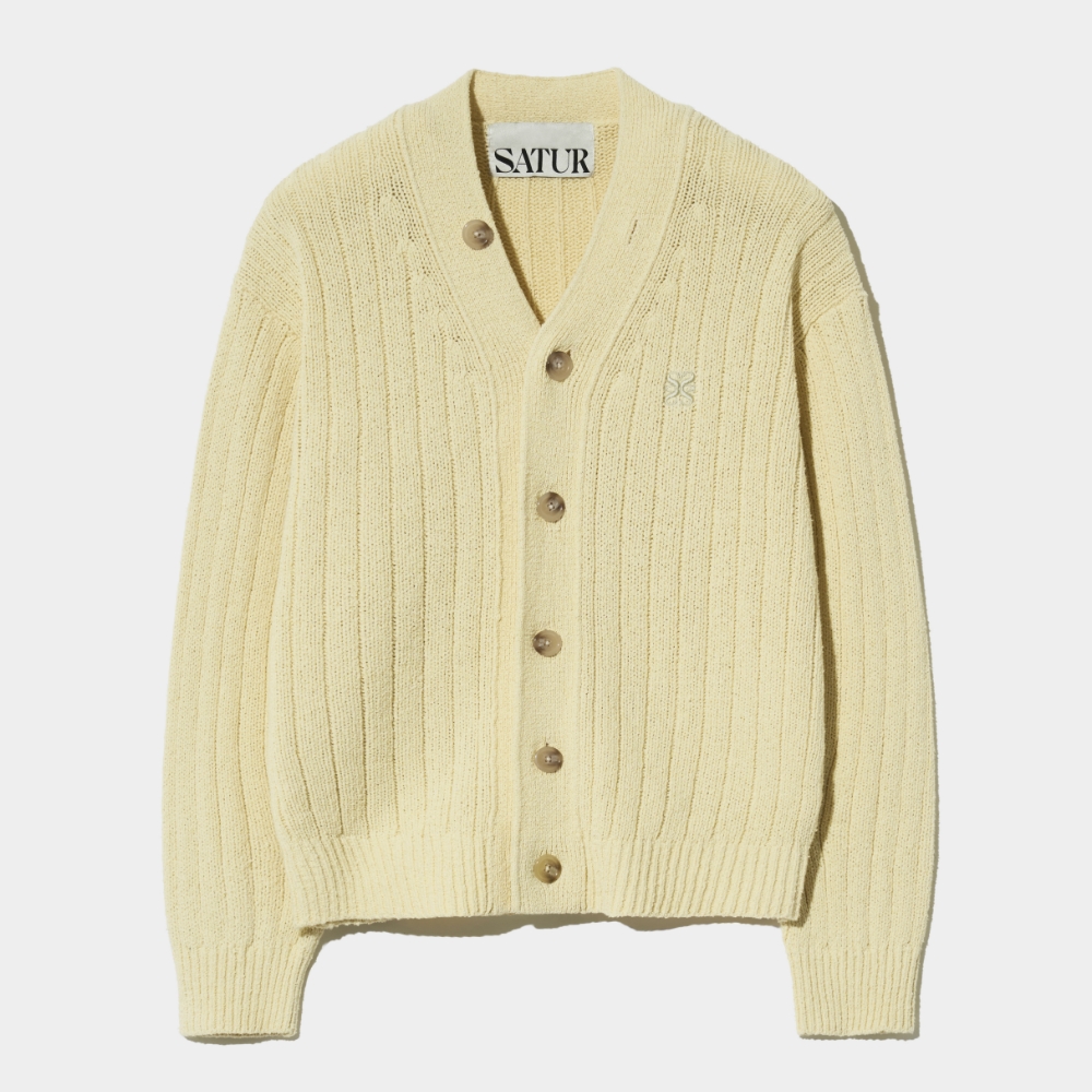 Faro Over Size Boucle Cardigan - Butter Cream | ファッション