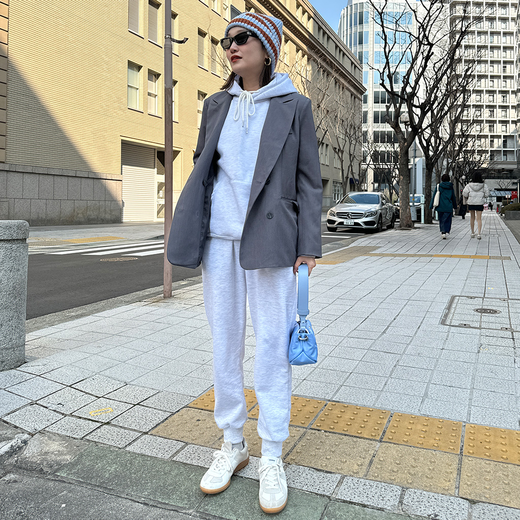 起毛トレーニングセットアップ