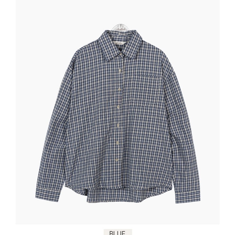 ORDINARY FITS クラシック チェックシャツ ブラウン FREE ブラウンオーバーサイズチェックパターンシャツ | ファッション