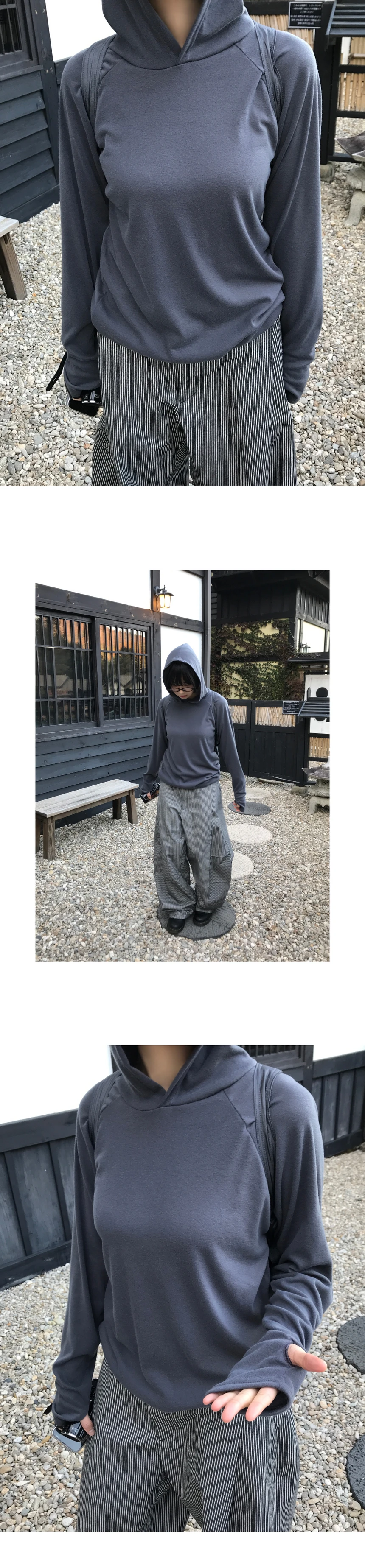 COZY WARMER HOOD T (3 color) | ファッション通販サイト NUGU