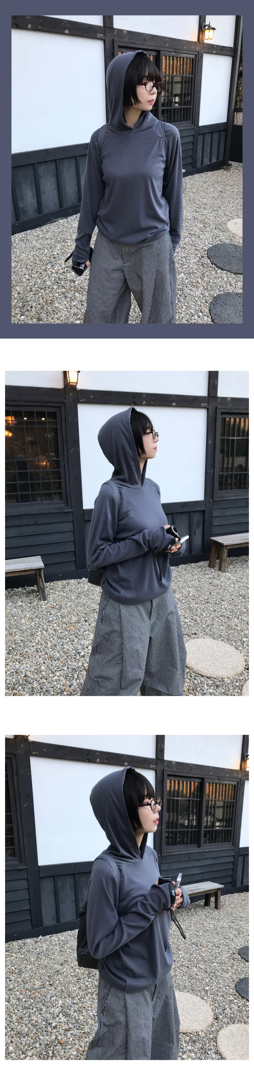 COZY WARMER HOOD T (3 color) | ファッション通販サイト NUGU