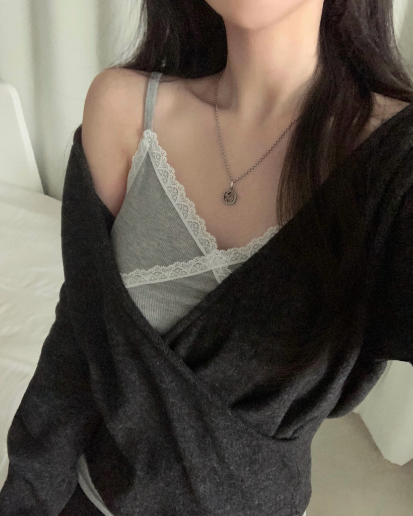 (10 color) レース スリーブレス キャミソール