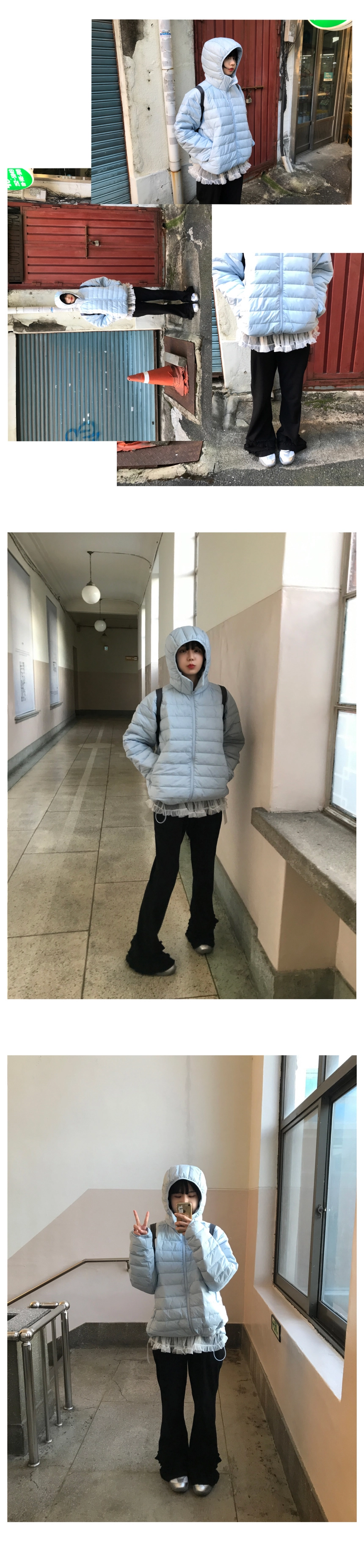 【COSYHARU】Padding BEST Haru Daily Short Padding PINO HOOD LIGHT PADDING JP (4 color) | ファッション通販