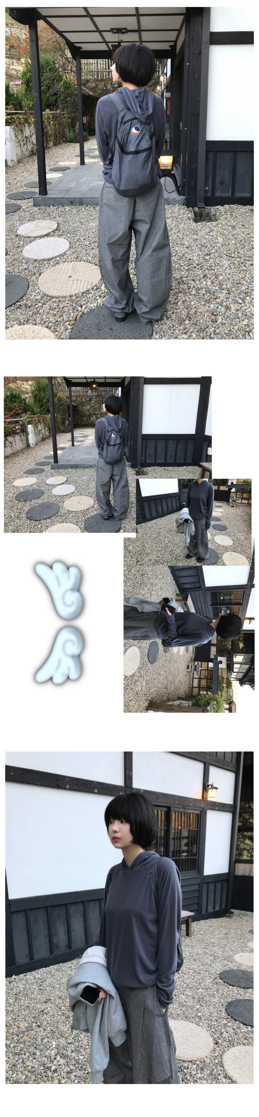 【COSYHARU】Air Hood Warmer Tee COZY WARMER HOOD T (3 color) | ファッション通販サイト NUGU
