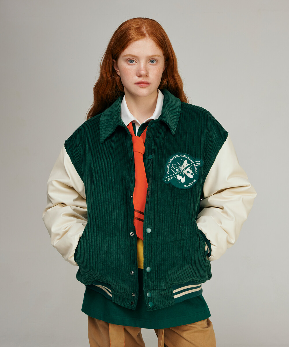 Corduroy Varsity Jacket | ファッション通販サイト NUGU