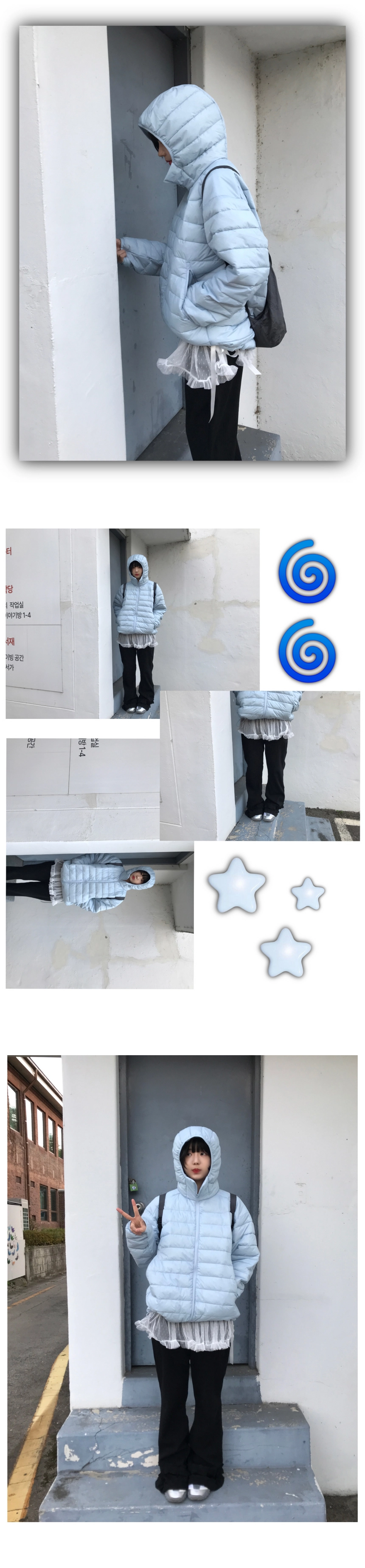 【COSYHARU】Padding BEST Haru Daily Short Padding PINO HOOD LIGHT PADDING JP (4 color) | ファッション通販