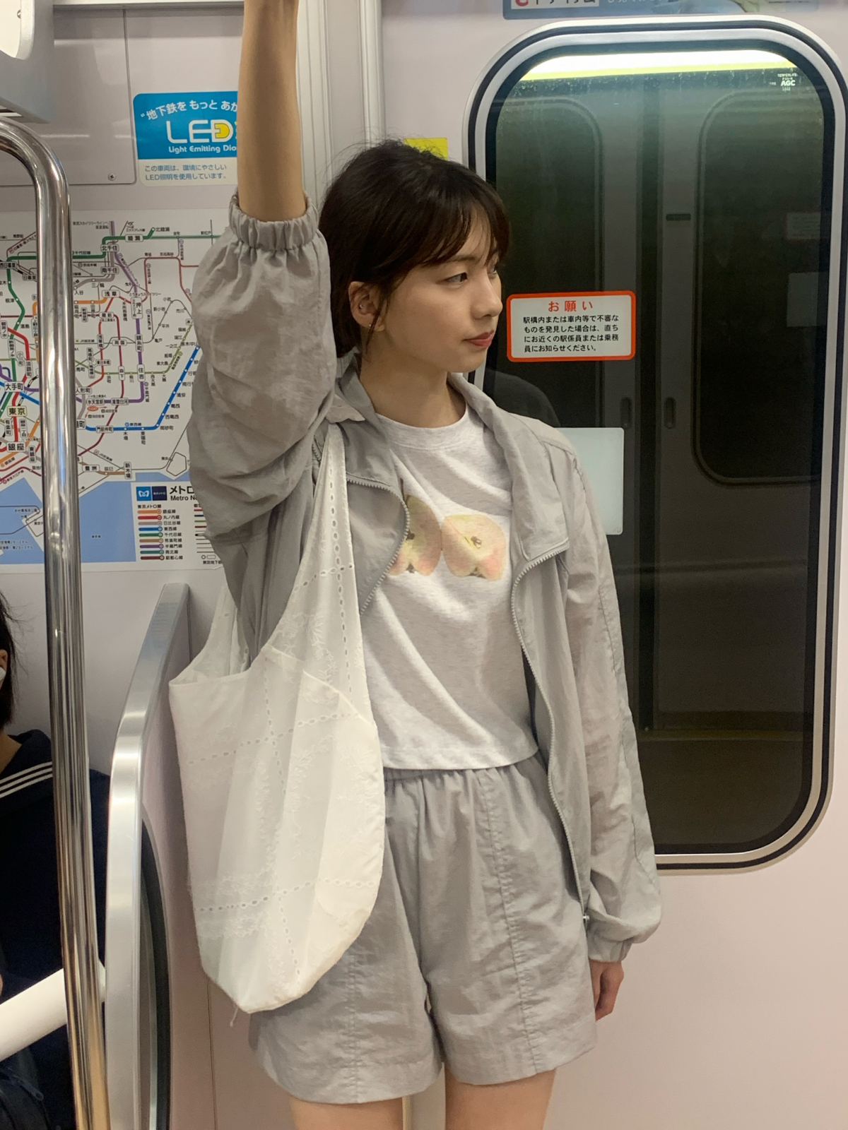 あっぷるてぃー AMBIDEX Store △〇Garment dye SUMO Tシャツ(F サックス): l