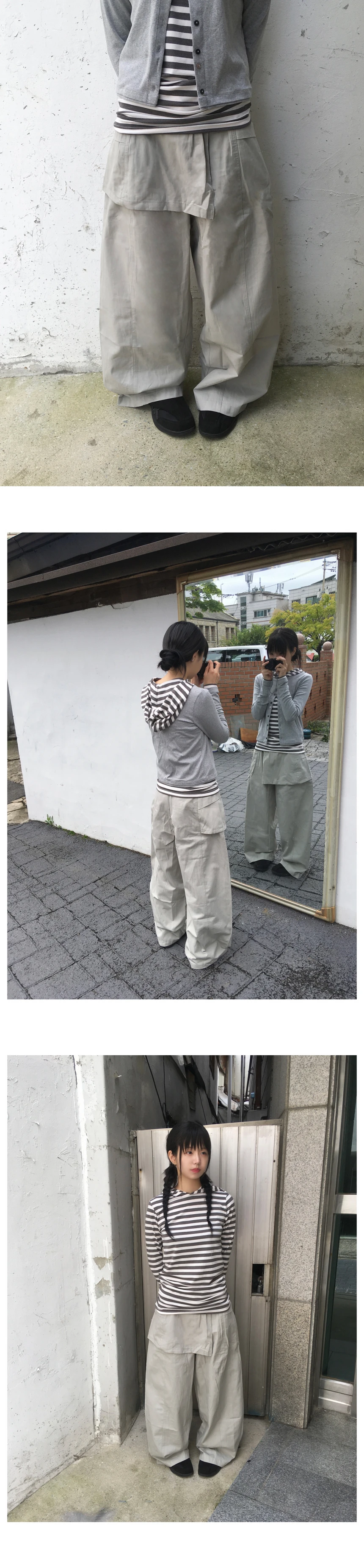 ストライプフードパーカー | ファッション通販サイト NUGU