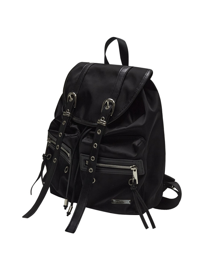 Double Belted Moto Backpack (BLACK) | ファッション通販サイト NUGU