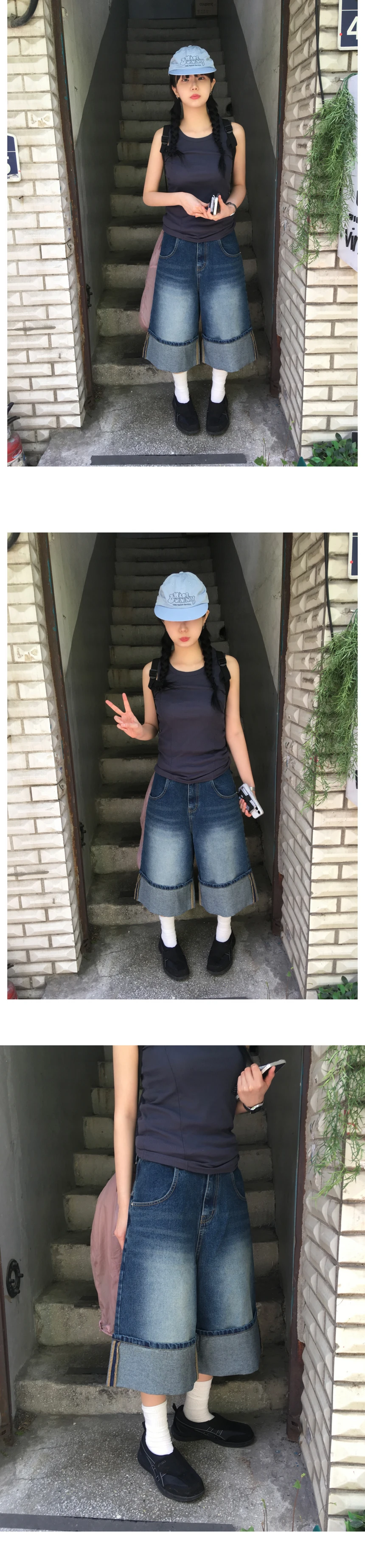 本日限定お値下げ！EBISUデニムハーフパンツ ユニセックス】デニムハーフパンツ | ファッション通販サイト NUGU