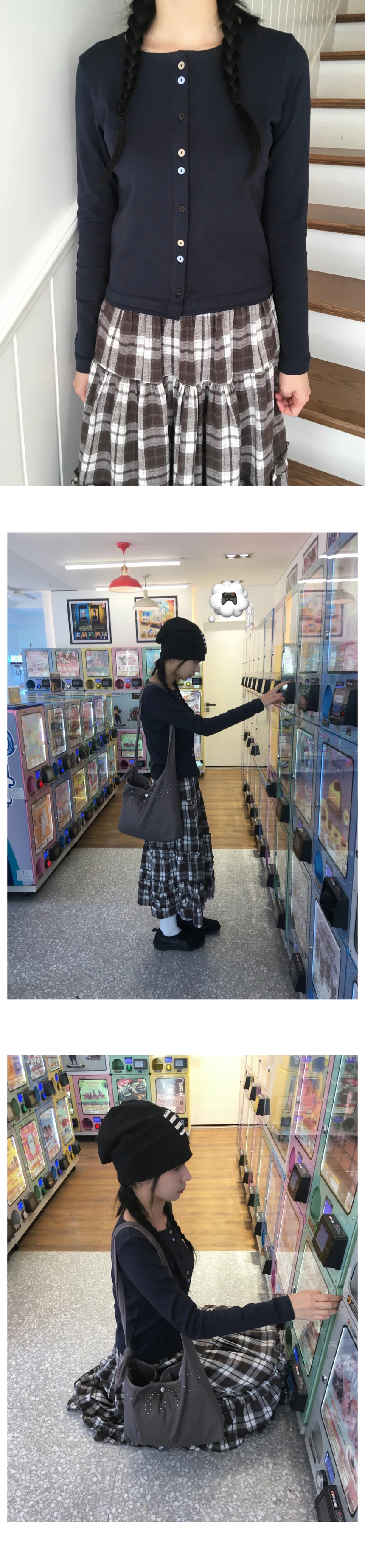 hnaoto エイチナオト　チェックフリルスカート hnaoto エイチナオト チェックフリルスカート hnaoto