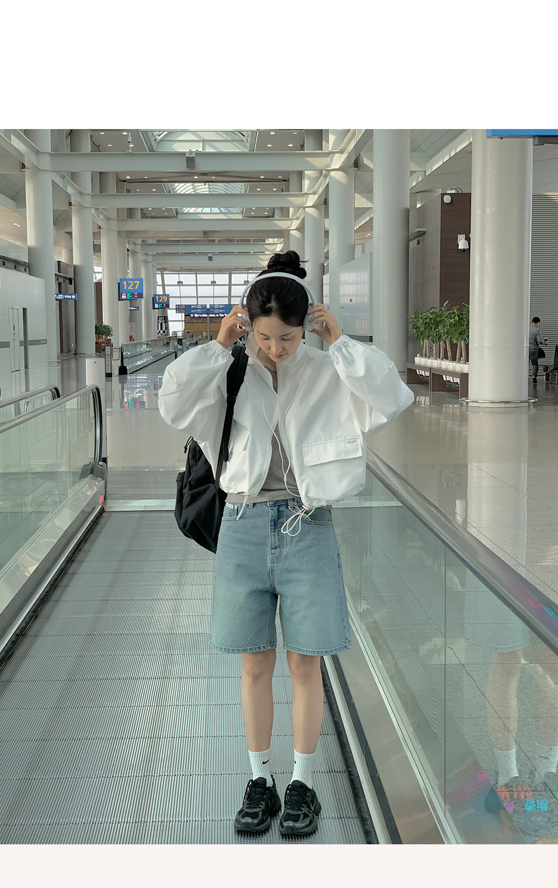 original] 5分丈デニムパンツ | ファッション通販サイト NUGU