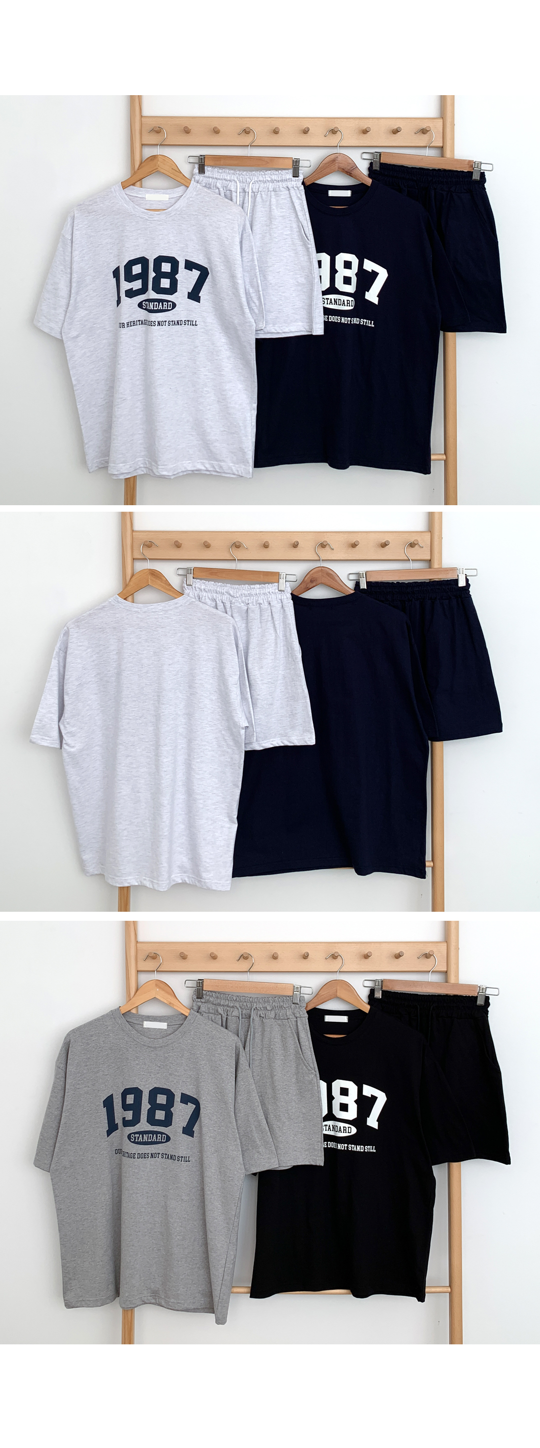 未使用　120 XLARGE トレーナー パンツ セットアップ　定価15180円 SET] 1987トレーニングオーバーサイズ半袖Tシャツ+ショート