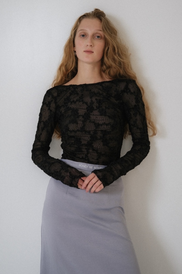tシャツ molle embroidery lace body suit レディース molle embroidery lace body suit