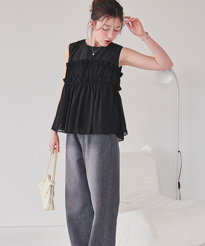 専用♡イタリア購入 ふわふわシフォンドッキングプリーテッドドルマントップス 専用♡イタリア購入 ふわふわシフォンドッキングプリーテッド