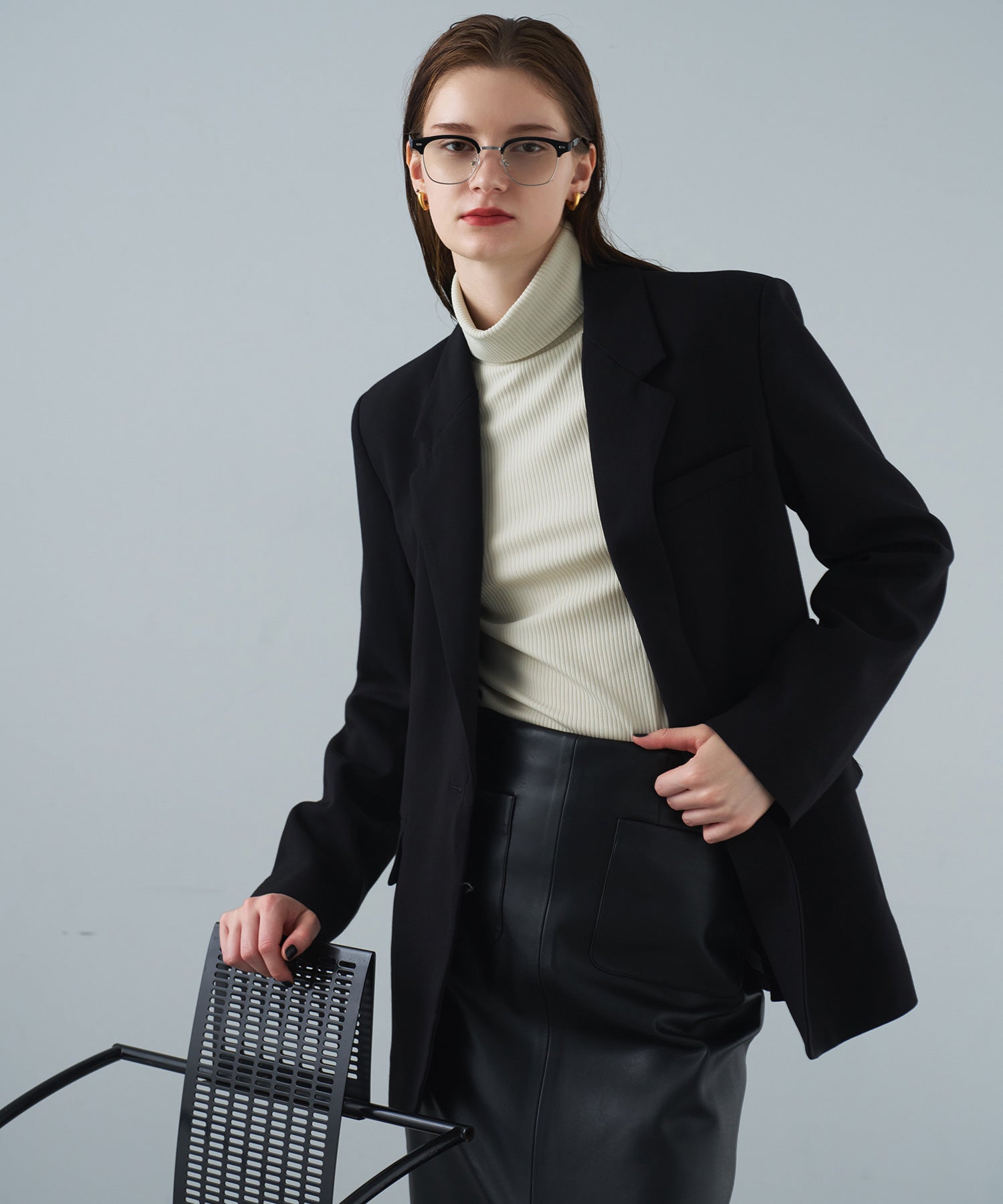 ユニセックス/NUEF/soixante-quatorze74/眼鏡/ブラック | ファッション