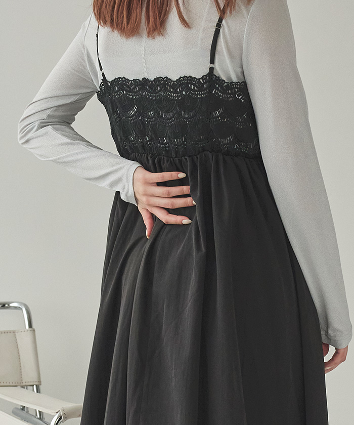 nodress キャミソール　公式完売　レア レースキャミトップ（MA）（キャミソール）｜NO WAY（ノーウェイ