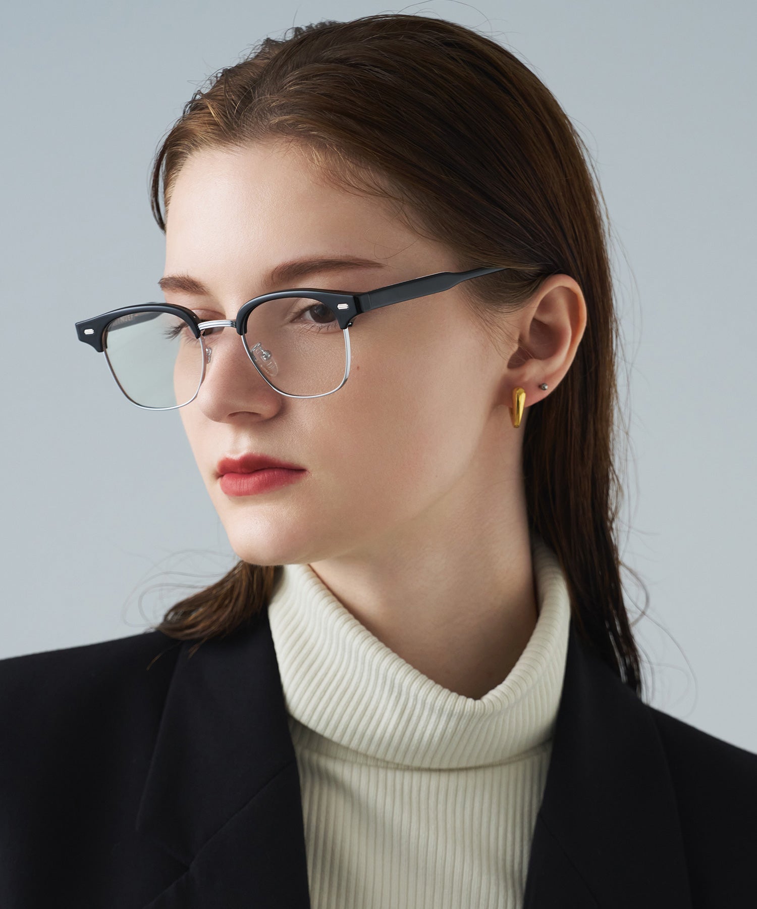 ユニセックス/NUEF/soixante-quatorze74/眼鏡/ブラック