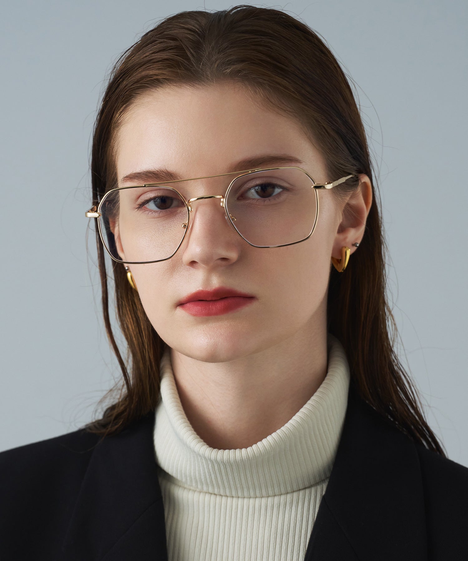 ユニセックス/NUEF/soixante-neuf69/眼鏡/ゴールド