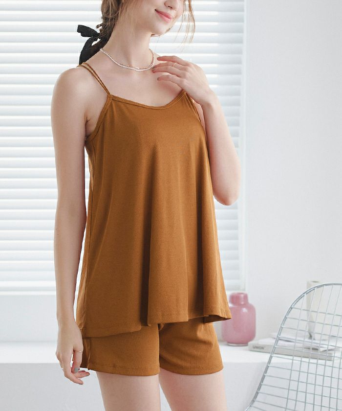 水着・ビーチグッズその他 THE GARMENT Women Beachwear 18148 TANZANIA 803 BROWN Joy T Back Tri Top - Sandstone