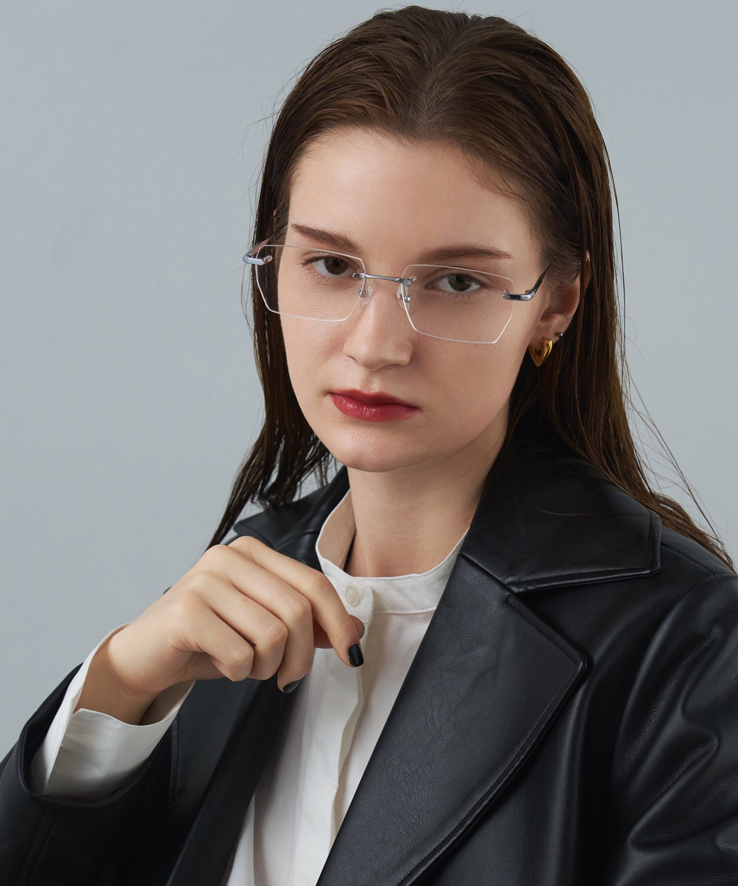 NUEF メガネ ユニセックス/NUEF/trente 30/メガネ/シルバー | ファッション