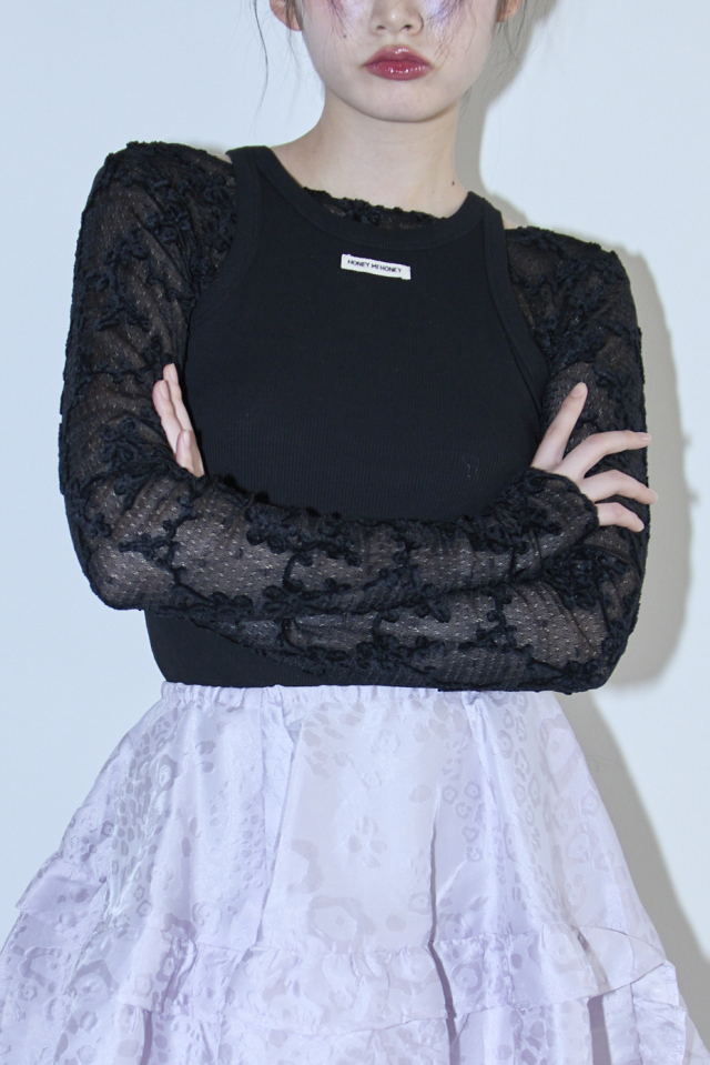 molle embroidery lace body suit | ファッション通販サイト NUGU