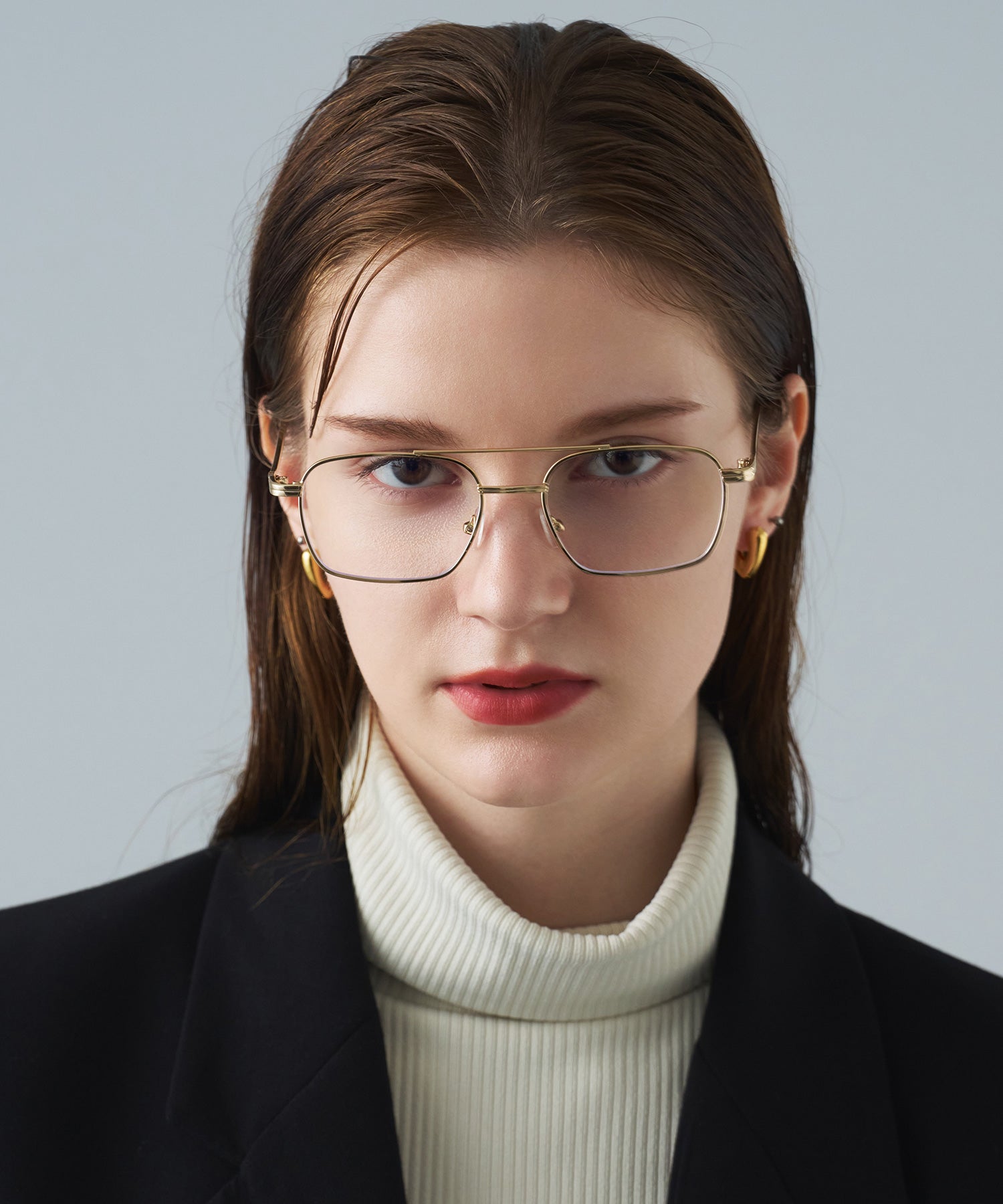 ユニセックス/NUEF/soixante-dix70/メガネ/ゴールド