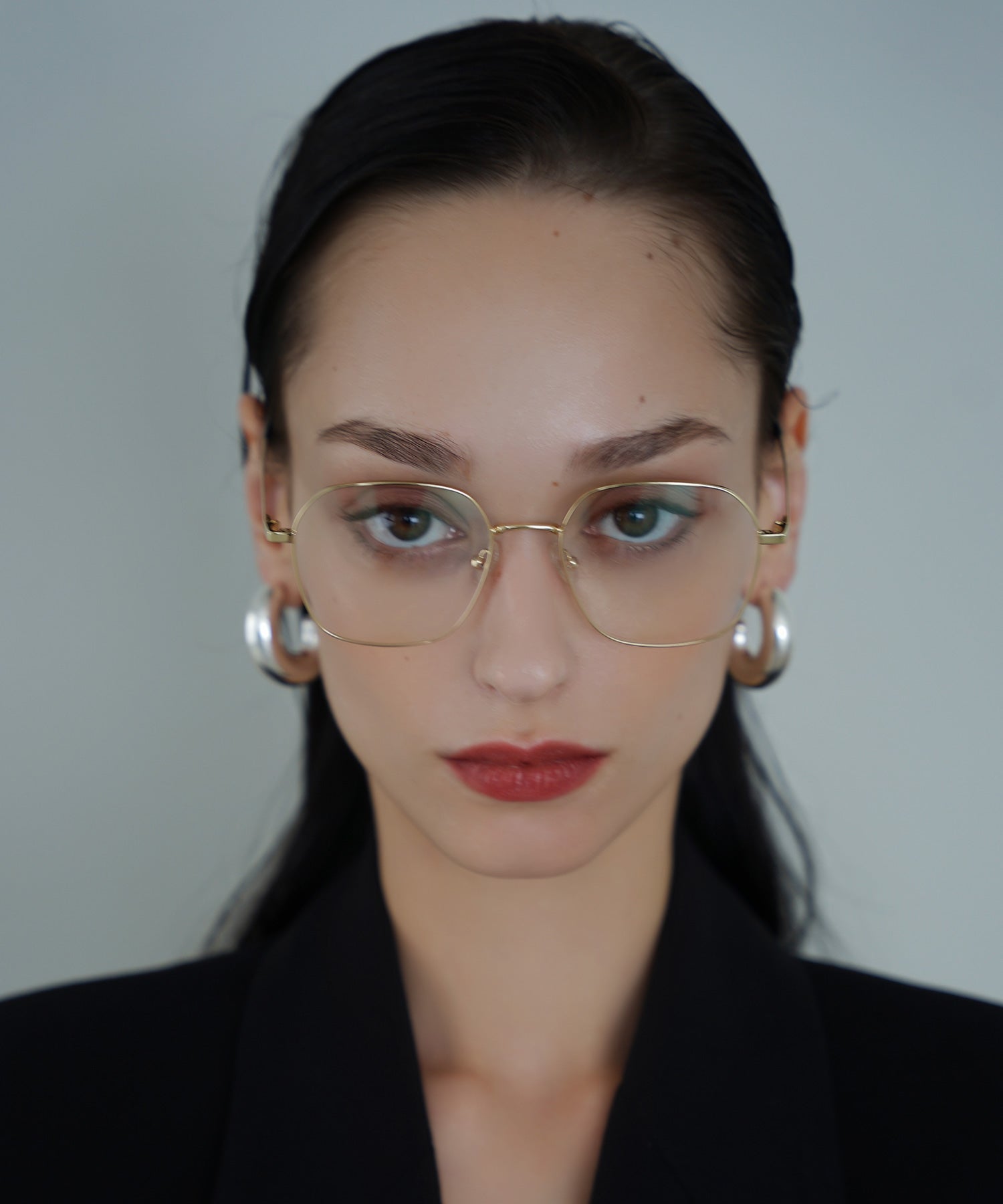 ユニセックス/NUEF/trente-neuf39/フレーム眼鏡/ゴールド