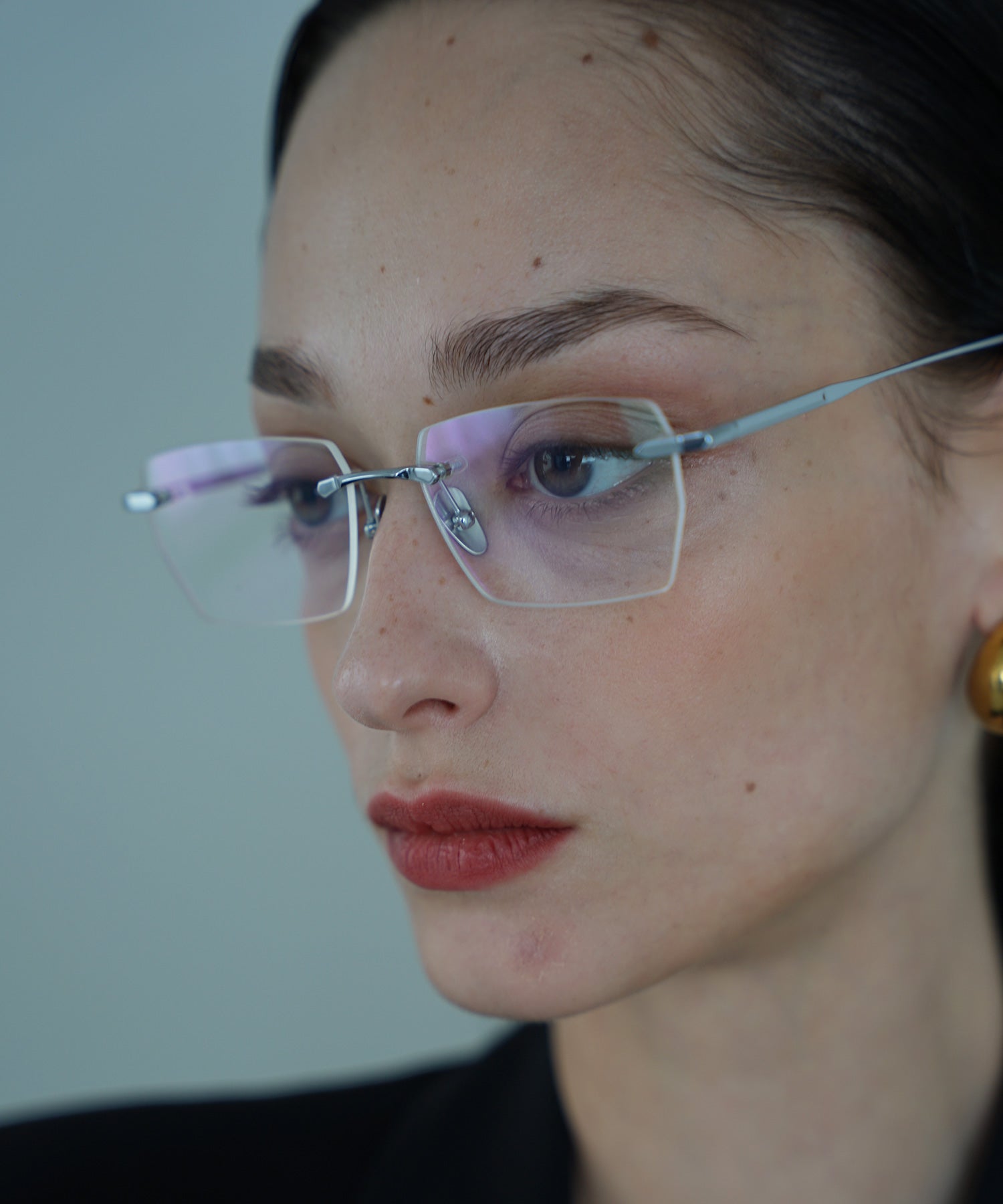 ユニセックス/NUEF/trente 30/メガネ/シルバー | ファッション通販