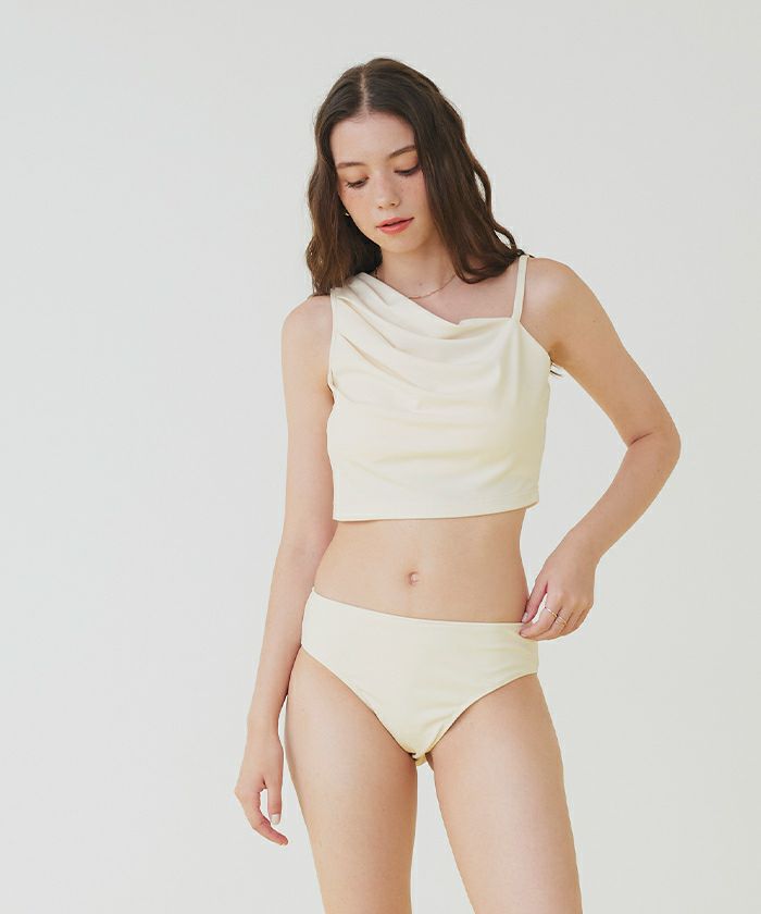 machatt SWIMフレアタンク & SWIMショートパンツ セット 3点セット ショートパンツ×タンクトップビキニ 水着[品番