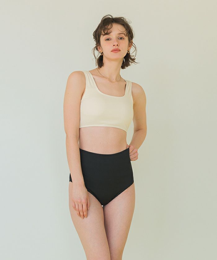 水着・ラッシュガード zip open frill bikini tops,short pants 楽天市場】水着 レディース ビキニ ショートパンツ付 ラッシュ