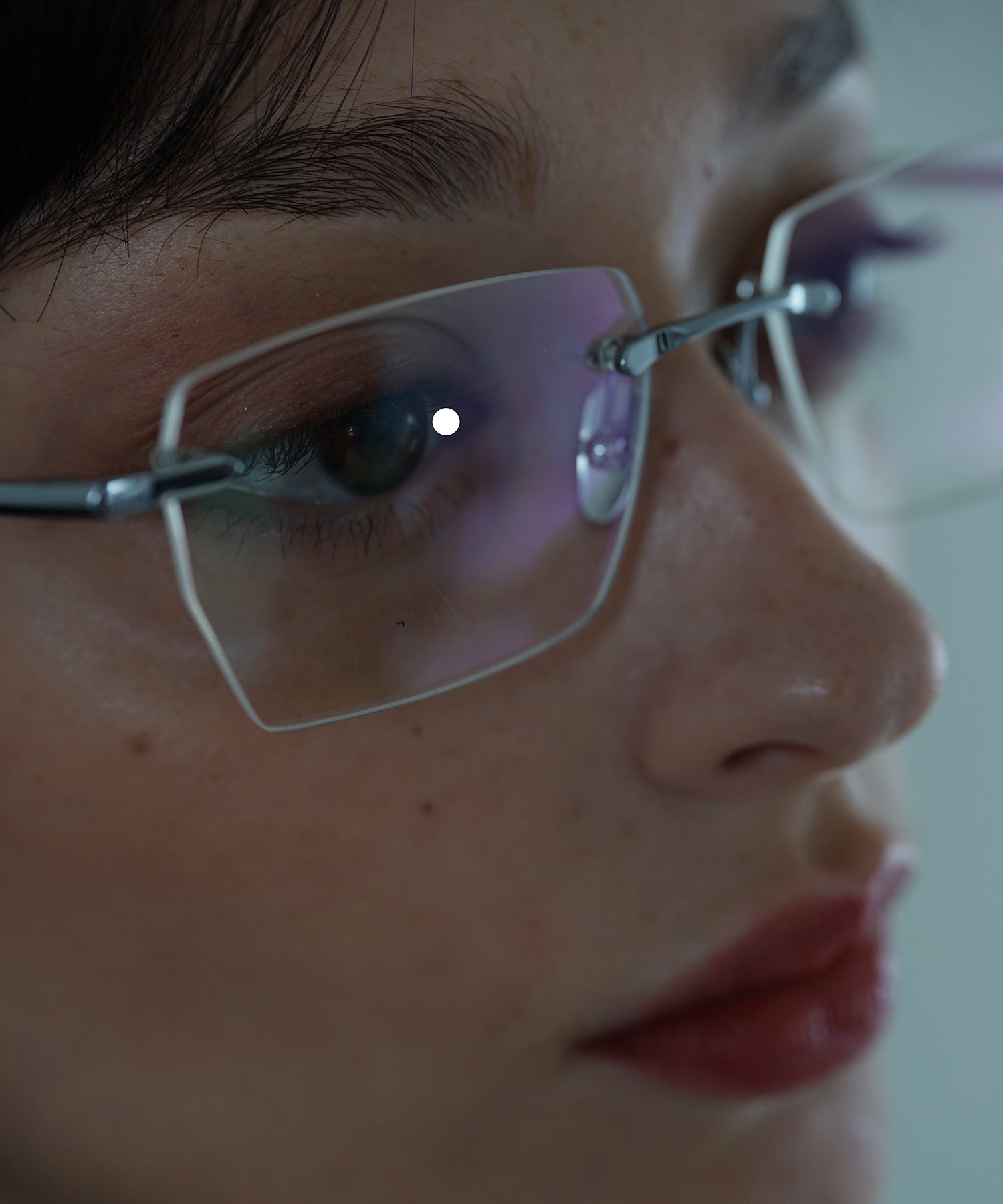 NUEF 黒縁メガネ　ユニセックス対応 ユニセックス/NUEF/trente 30/メガネ/シルバー | ファッション通販