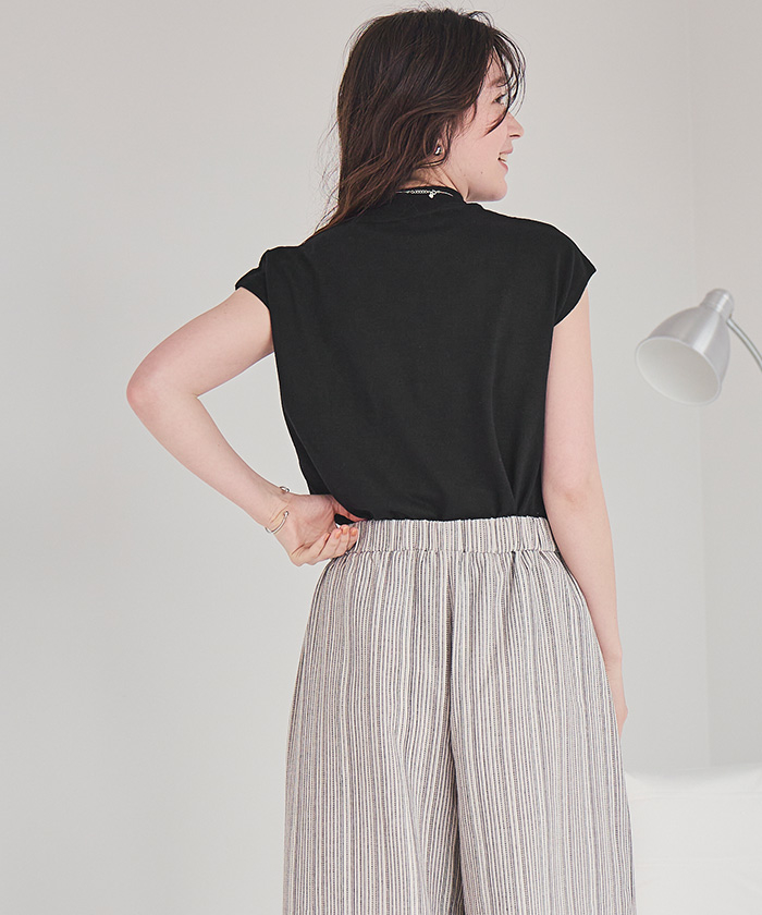 ベーシックフレンチスリーブライトニット | ファッション通販