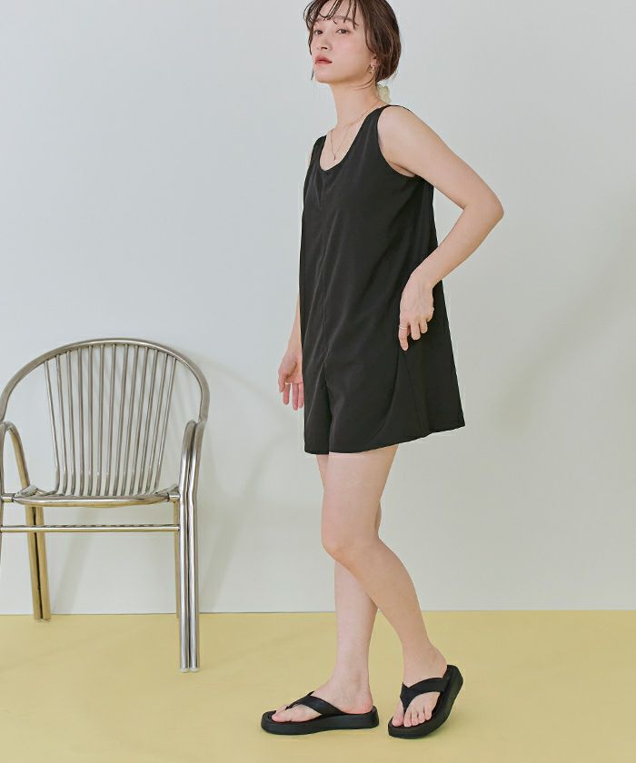 シンプルタンクトップオールインワン/水着 | ファッション通販サイト NUGU