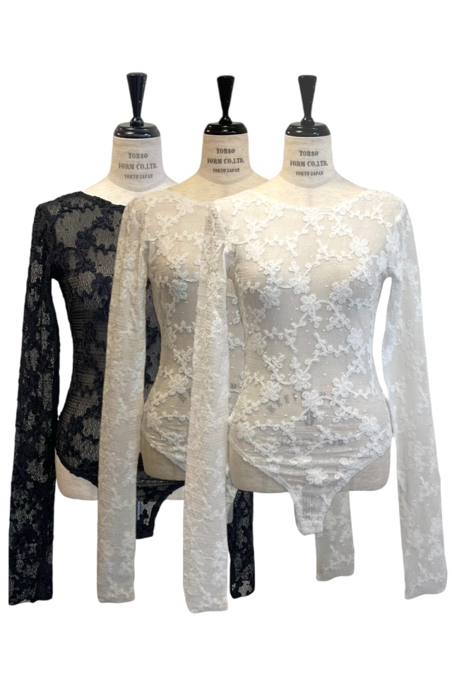 tシャツ molle embroidery lace body suit レディース molle embroidery lace body suit