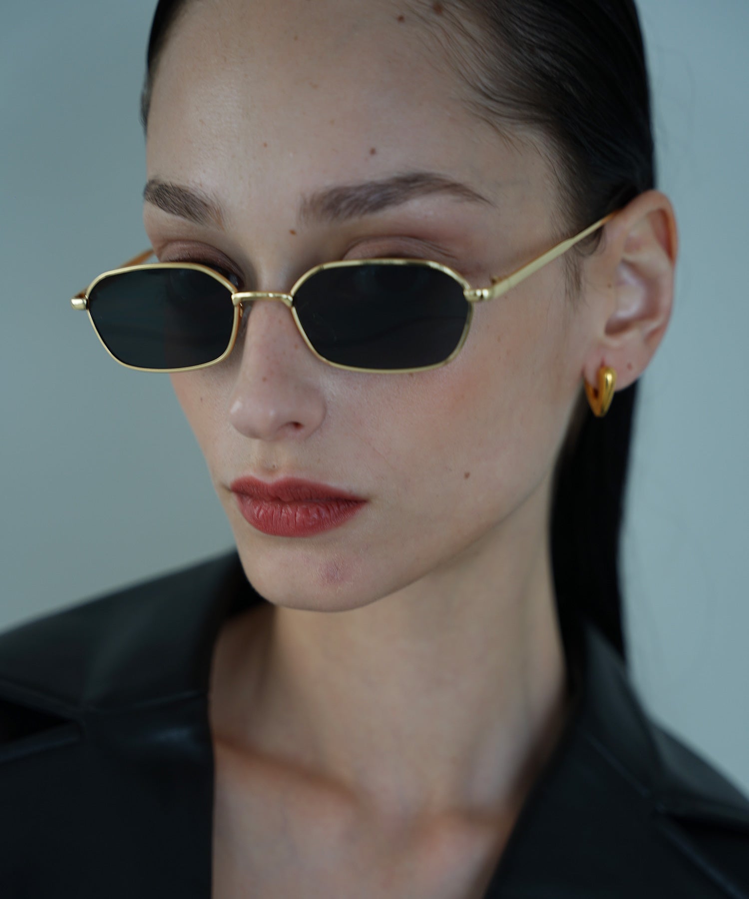 ユニセックス/NUEF/dix-sept17/サングラス/ゴールド