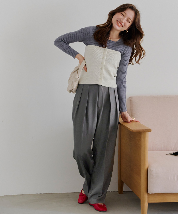Nodress 激レア　ズボン　長ズボン　Long Pants カーゴパンツ レディース ゆったり 通販 ワイドパンツ 長ズボン