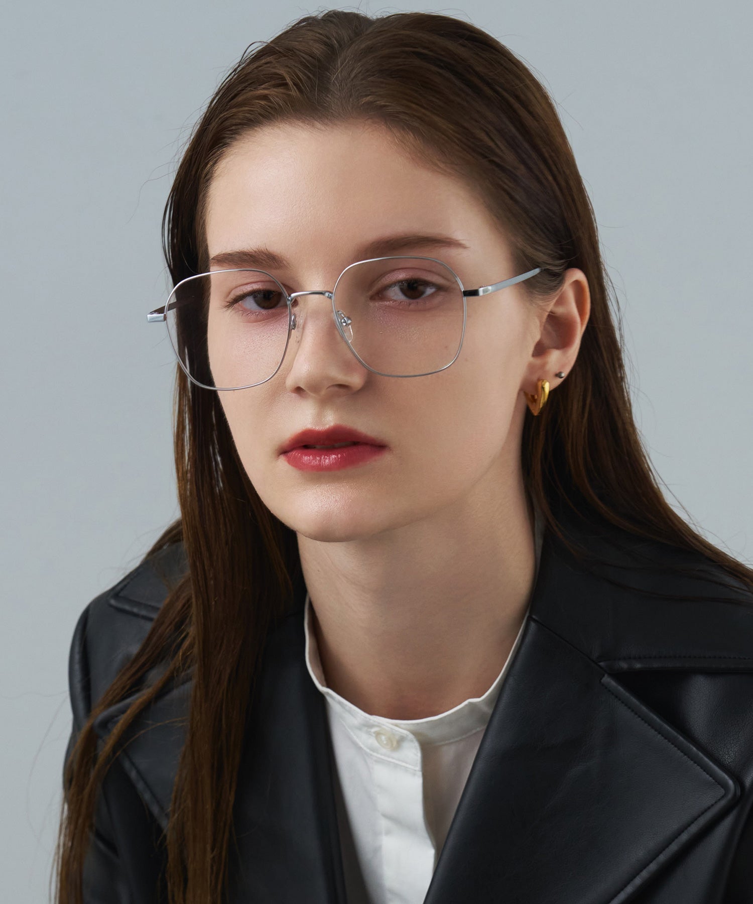 ユニセックス/NUEF/trente-neuf39/フレーム眼鏡/シルバー