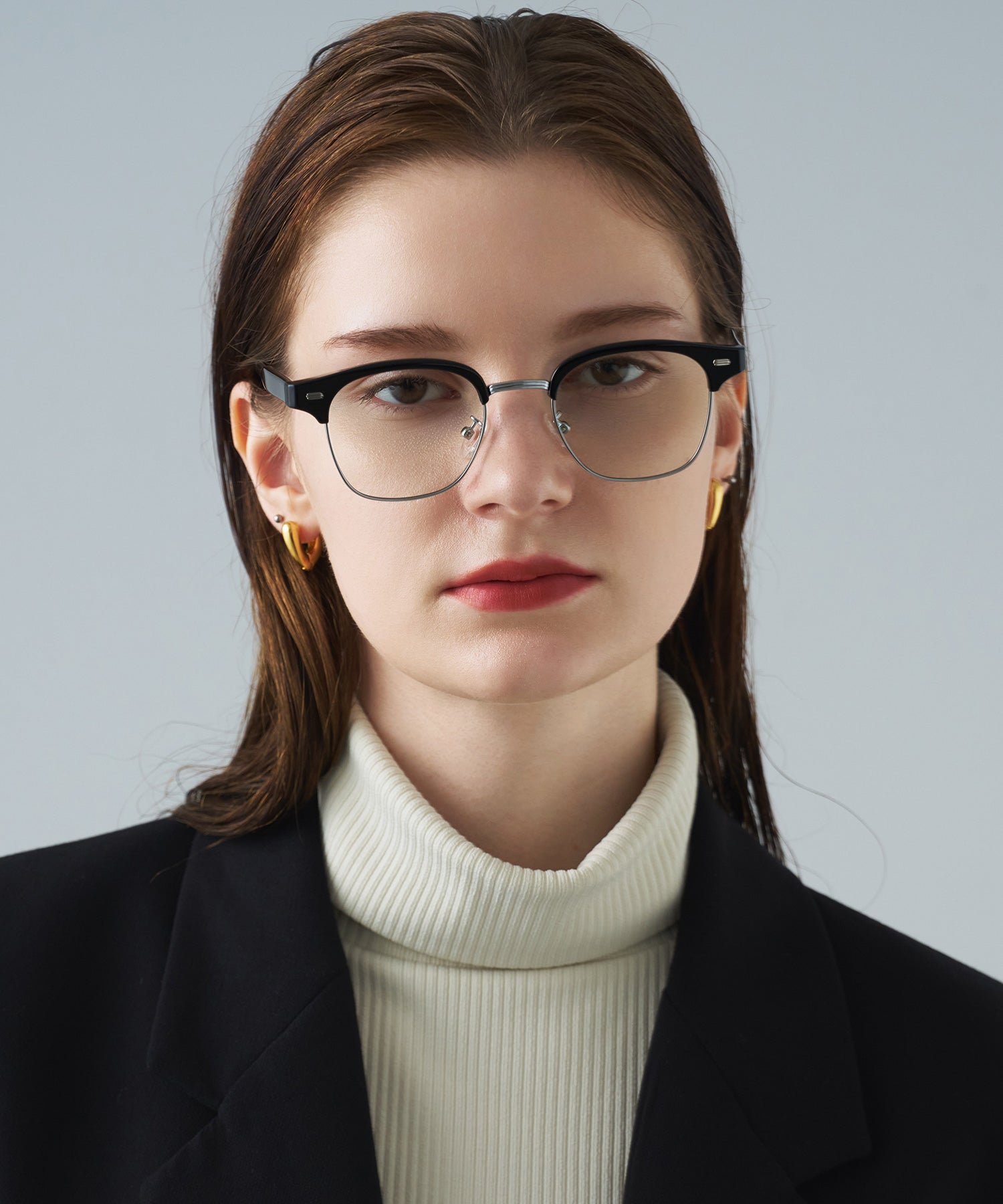 ユニセックス/NUEF/soixante-quatorze74/眼鏡/ブラック