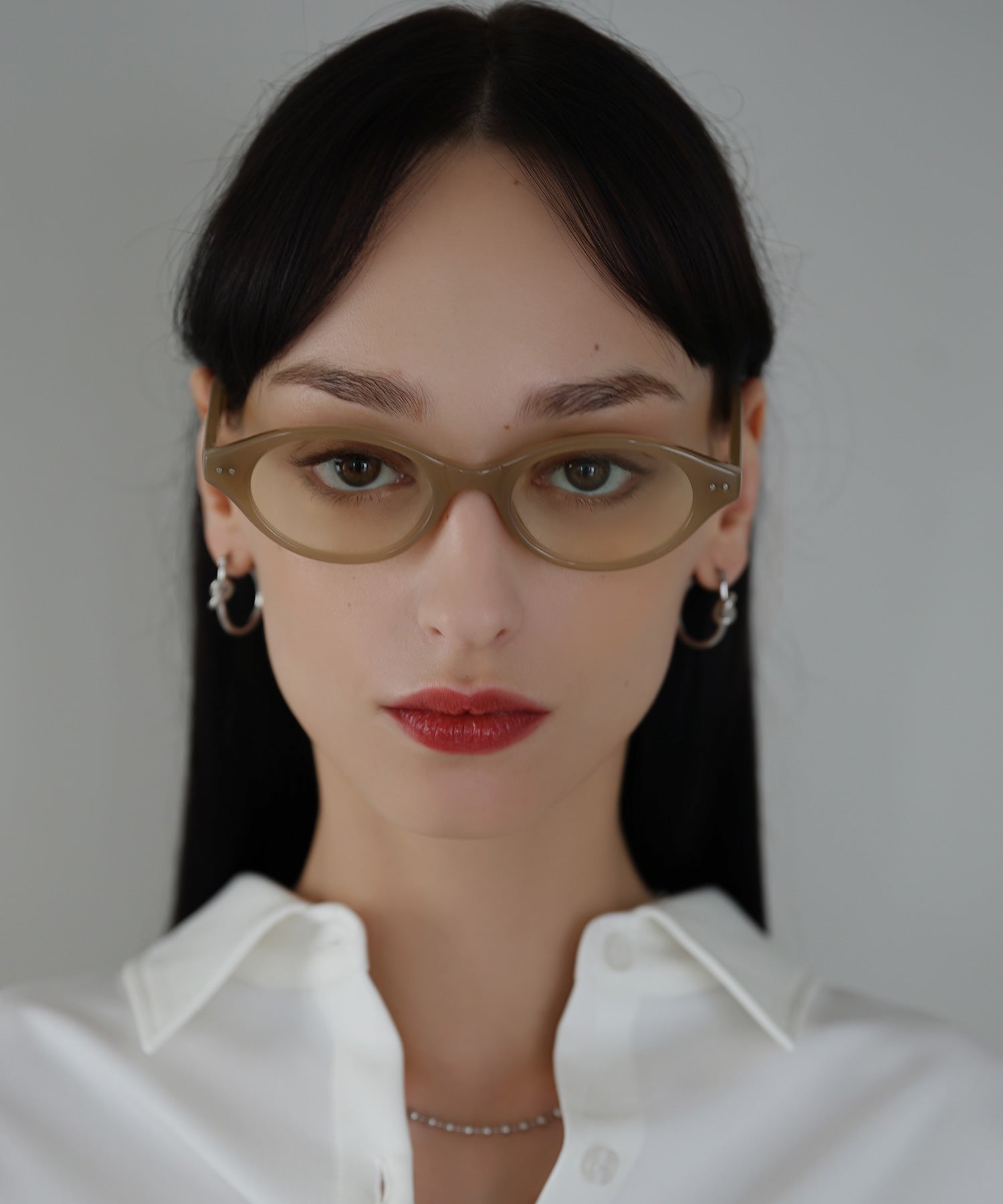 ユニセックス/NUEF/vingt-cinq25/キャットアイ/ライトブラウン