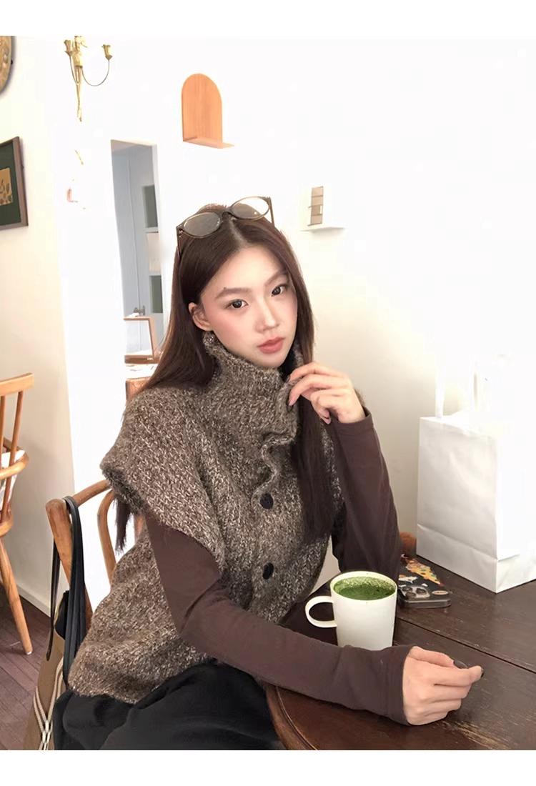 タートルネック ニットベスト | ファッション通販サイト NUGU