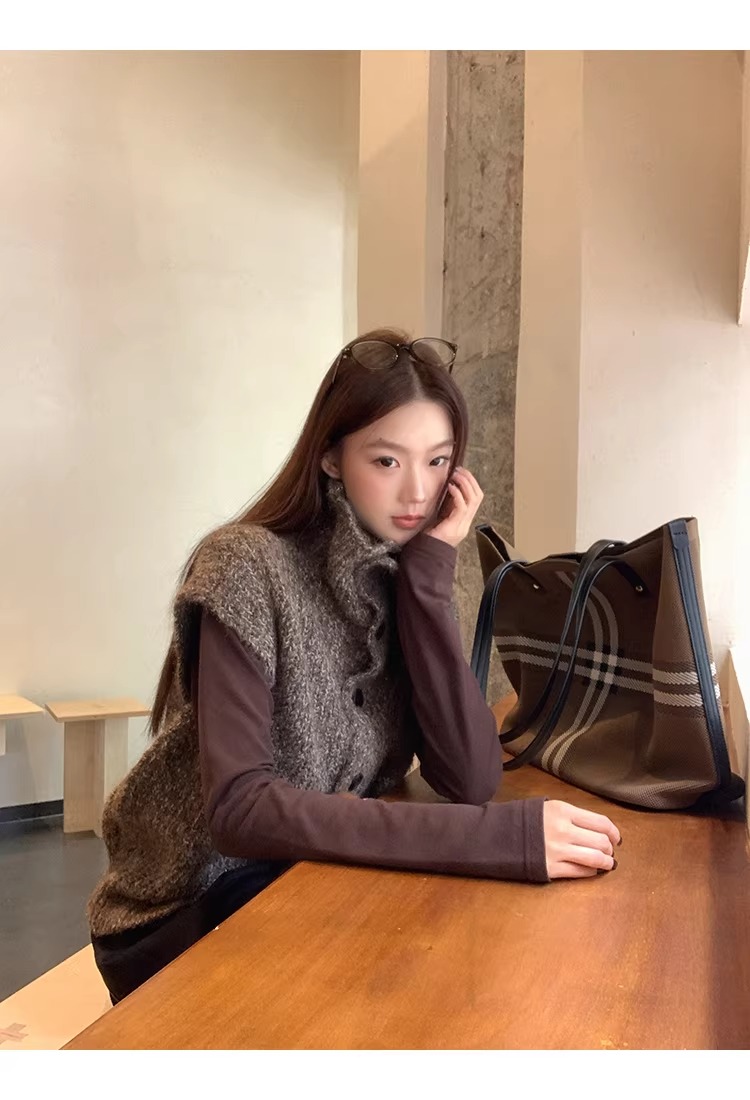 タートルネック ニットベスト | ファッション通販サイト NUGU